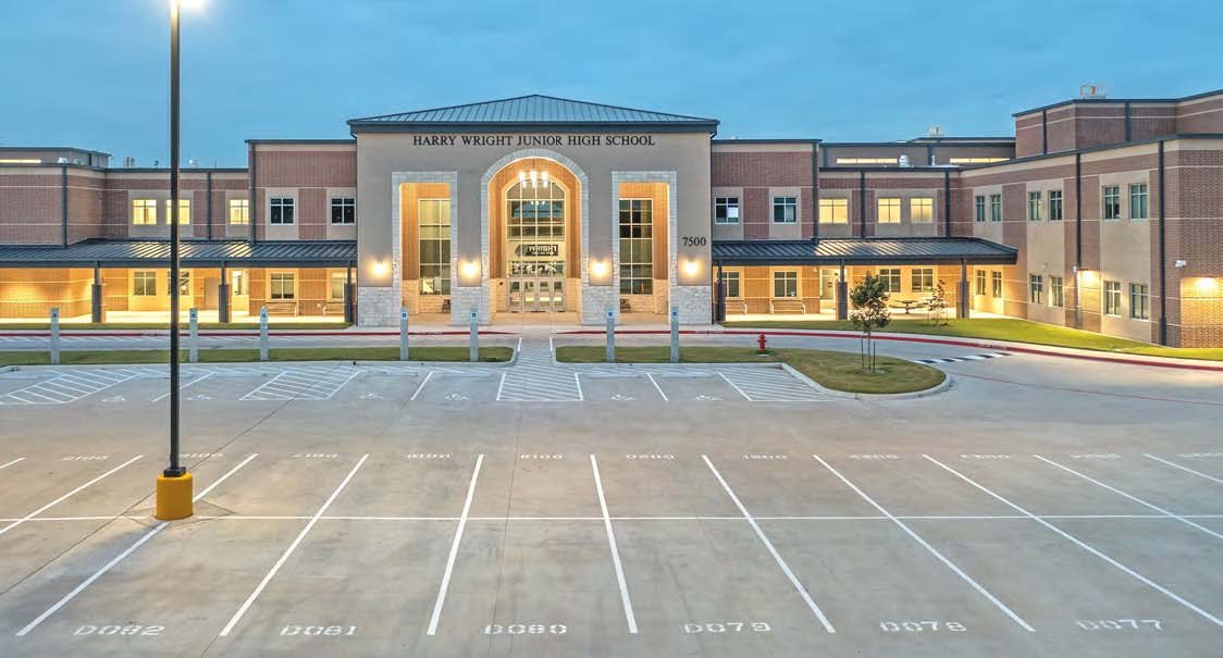 Lamar Consolidated ISD – Dr. Thomas E. Randle High School & Harry Wright Junior High SchoolThe Lamar CISD Dr. Thomas E. Randle High School (#6) and Harry Wright Junior High School (#6) educational complex includes a 130 acre site plus 7 acres of off-site utility infrastructure work.  The approximately 594,369 SF of structures are comprised of a two-story high school, a two-story junior high school and a single story athletic field house.  Other elements of the project include a competition football field, track, several football practice fields, baseball field, softball field and tennis courts.  Drymalla successfully delivered very similar high school/junior high school complexes to Lamar CISD twice before (George Ranch High School/Antoinette Reading Junior High Complex & Churchill Fulshear High School/Dean Leaman Junior High Complex).Back to Portfolio